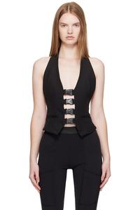 Жилет с несколькими пряжками Coperni, черный
