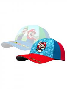 Шапка Super Mario, разноцветный