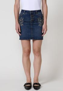 Юбка Koroshi EMBROIDERED, Azul Osc Dark Blue/Dark Blue