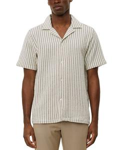 Полосатая рубашка-свитер Camp Les Deux, коричневый/бежевый