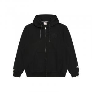 Толстовка с молнией и тиснением логотипа A Bathing APE Aape, черный