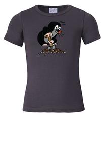 Рубашка Logoshirt Der kleine Maulwurf, серо-голубой