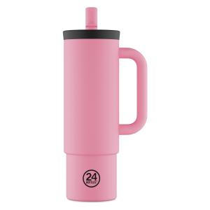 24Bottles Бутылка для воды 'Straw' в розовом цвете