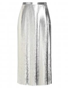 Юбка миди Valentino Garavani, серебряный