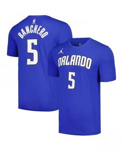 Футболка мужская Paolo Banchero Blue Orlando Magic 2022/23 Statement Edition с именем и номером Jordan