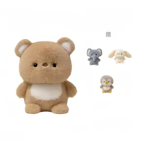 Табличные куклы-животные плюшевые куклы высота 16,5 см Fluffy bear