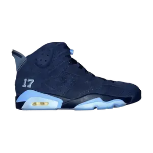 Кроссовки Air Jordan Air Jordan 6 Retro 'UNC 2017 National Championship' PE, синий