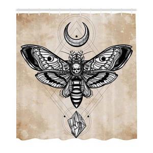 Занавеска для душа twentyfour Falke, 200 см цвет schwarz/creme