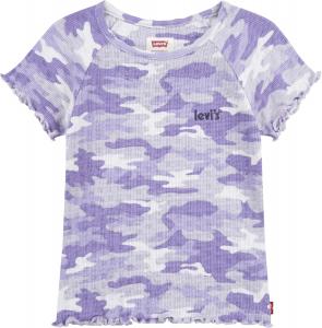 Футболка Levi's для девочек из трикотажа в рубчик, Pastel Lilac