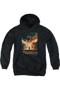 Толстовка с капюшоном "Хоббит: Смауг" молодежная Gildan, черный