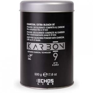 Karbon 9 Charcoal Extra Bleach 9t-компактный обесцвечивающий порошок 9 тонов Echosline