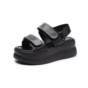 Сандалии с одним ремешком женские VAEL, Black