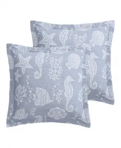 Комплект из 2 подушек Seaside Charm, европейский стиль Levtex, синий
