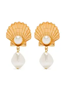 Серьги с жемчугом Jennifer Behr, золотой