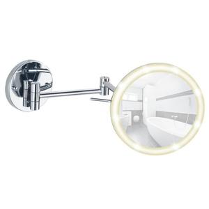 Настенное косметическое зеркало AURA LED, Power WENKO, серебро