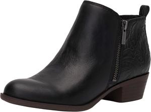 Женские ботильоны Lucky Brand Basel, Black Embossed