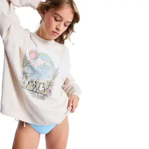 Женская толстовка Lineup Oversized Roxy, белый