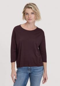 Топ Hessnatur OVERSIZE, Schwarzbeere/Mottled Dark Purple