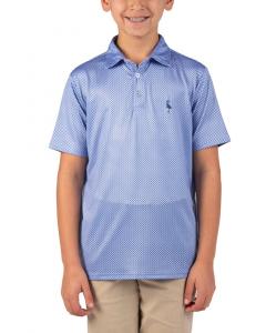 Футболка-поло Tailorbyrd Mini Dots Performance, синий