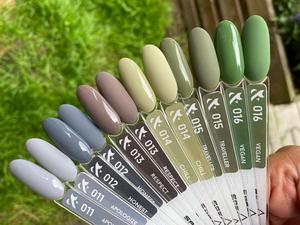 Гибридный лак для ногтей FOX gel-polish gold Spectrum 012, 7 мл