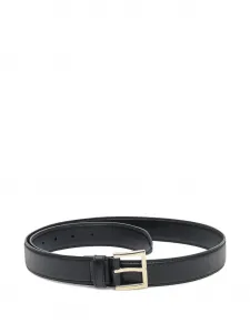 Кожаный ремень с пряжкой Orciani, черный