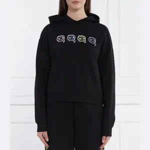 Толстовка свободного кроя Ikonik 2.0 Karl Lagerfeld, черный