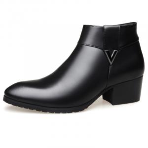 Черные мужские ботинки LUOMAIKE