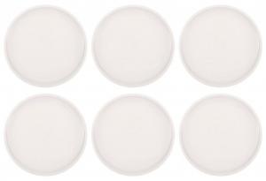 Villeroy & Boch ARTESANO ORIGINAL, набор обеденных тарелок Ø 27 см, 6 шт., белый фарфор
