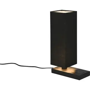 REALITY Настольная лампа Haley E14 1 шт. теплый-белый - холодный-белый сенсорная настольная лампа с индукционной зарядной станцией, без 1xE14 макс. 40 Вт Reality Leuchten, Schwarz matt
