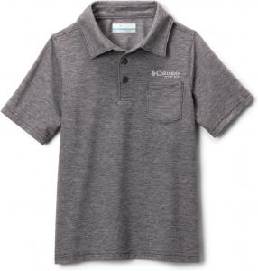 Columbia Boys PFG Uncharted Polo, Shark Heather