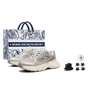 Kappa Легкие, нескользящие и износостойкие кроссовки с низким верхом, унисекс, бежевые