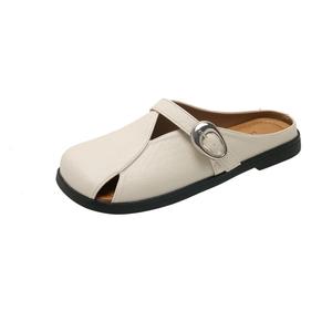 Сандалии с закрытым носком женские Alxnan, Ecru