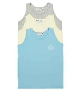 Этот комплект из трех маек из хлопковой смеси Bonpoint, Upb Bleu