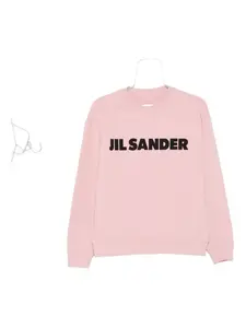Толстовка с логотипом JIL SANDER, розовый