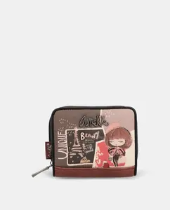 Маленький кошелек Mademoiselle с защитой RFID Anekke, многоцветный