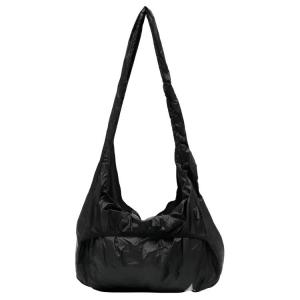 ROA Сумка через плечо на магнитной кнопке женская черная, Black