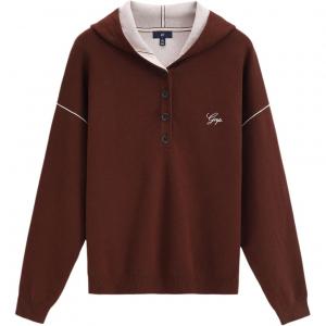 Топ женский GAP, коричневый