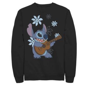 Мужской свитшот с цветочным рисунком Disney Lilo & Stitch Licensed Character