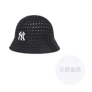 MLB Хлопковая шляпа-ведро женская черная, Black
