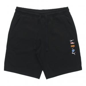 Шорты PUMA Awareness Athleisure Casual Sports Drawstring Breathable Shorts Black 532036-01