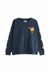 Толстовка Never Fully Dressed Sweatshirt, Navy Embroidery/Blue