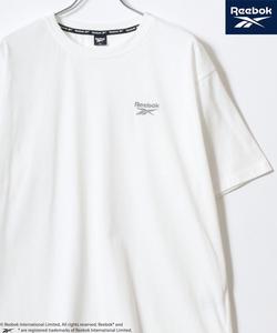 Футболка оверсайз с вышивкой, круглый вырез, короткие рукава Reebok, белый