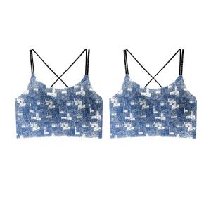 Flowers Bra Women's 1/2 Pack Lee, синий