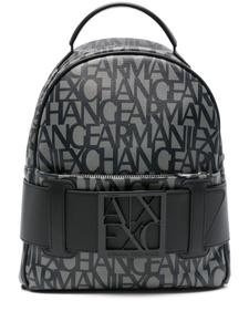 Рюкзак с логотипом Armani Exchange, черный