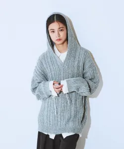 3.5G Вязаная толстовка с вырезом-лодочкой Jeanasis, цвет Gray(15)