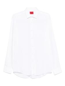 Атласная рубашка HUGO, белый