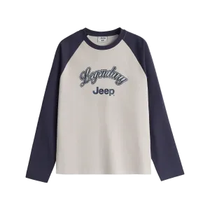 Футболка с круглым вырезом для школьников Jeep, серый