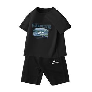 Детская повседневная спортивная одежда WARRIOR, черный/h sailboat - черный/h белый small tag k