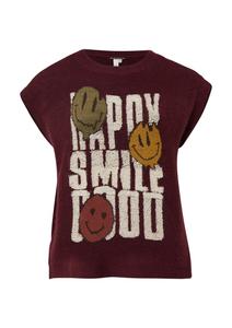 Свитер QS, бордовый