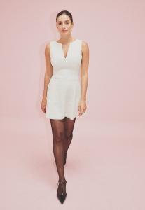 Платье NA-KD Day dress, Cream/Beige